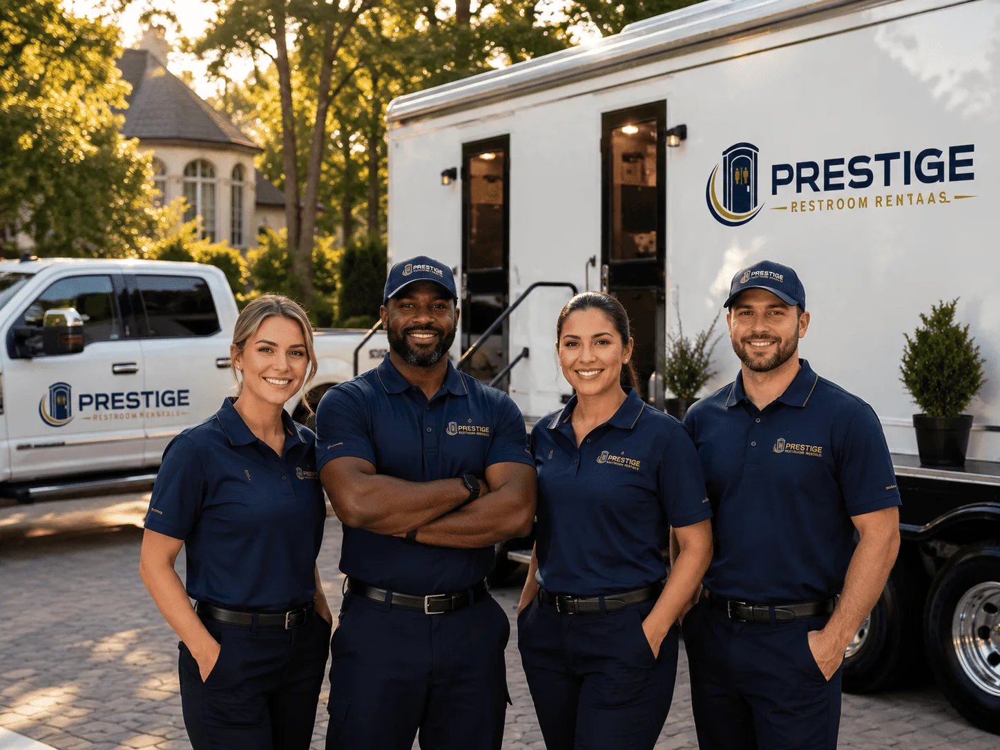 Trusted Luxury Portable Restrooms company in Erhard, MN